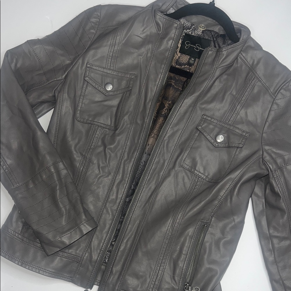 Jessica Simpson Faux Leather Jacket Women's  size M